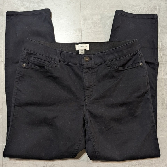Liz Claiborne size 12 black stretch pants in great condition - Picture 5 of 11